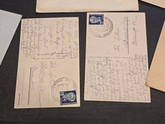 Vintage German lot Postcards Covers document letters 1948-1960’s era