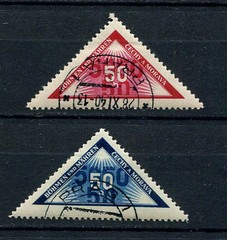 Bohemia & Moravia WW II : Triangle stamps from 1939 – CTO