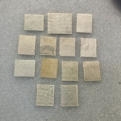 13 USED mixed varied Vtg. 1945-1955 Deutsche Post stamps; $1 Ships/A DEAL!