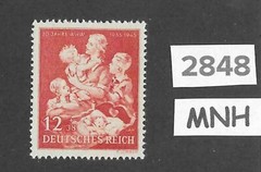 MNH stamp / 1943 Winter relief Mother, Baby & Children / Mother’s day / Germany