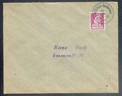 Bayern 181III ABART On Cover (y71800)