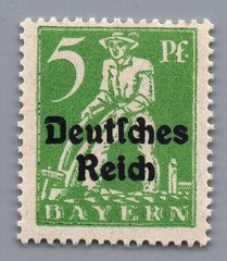 German Reich Michel No. 119 AF XI mint never hinged, inspected