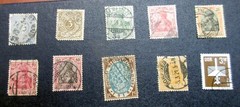 10 Vintage Stamps from Germany & DDR – Used (See Scott Numbers Below)