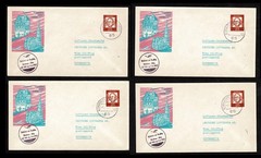 4 GERMANY (FEDERAL REPUBLIC) – 1962 Lufthansa First Flight Nürnberg–Wien Airmail