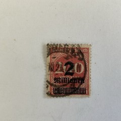 5 Germany stamps~1922-1923~Numeral~203~500m+206~3000m+269~2mil m on 200m+284+285