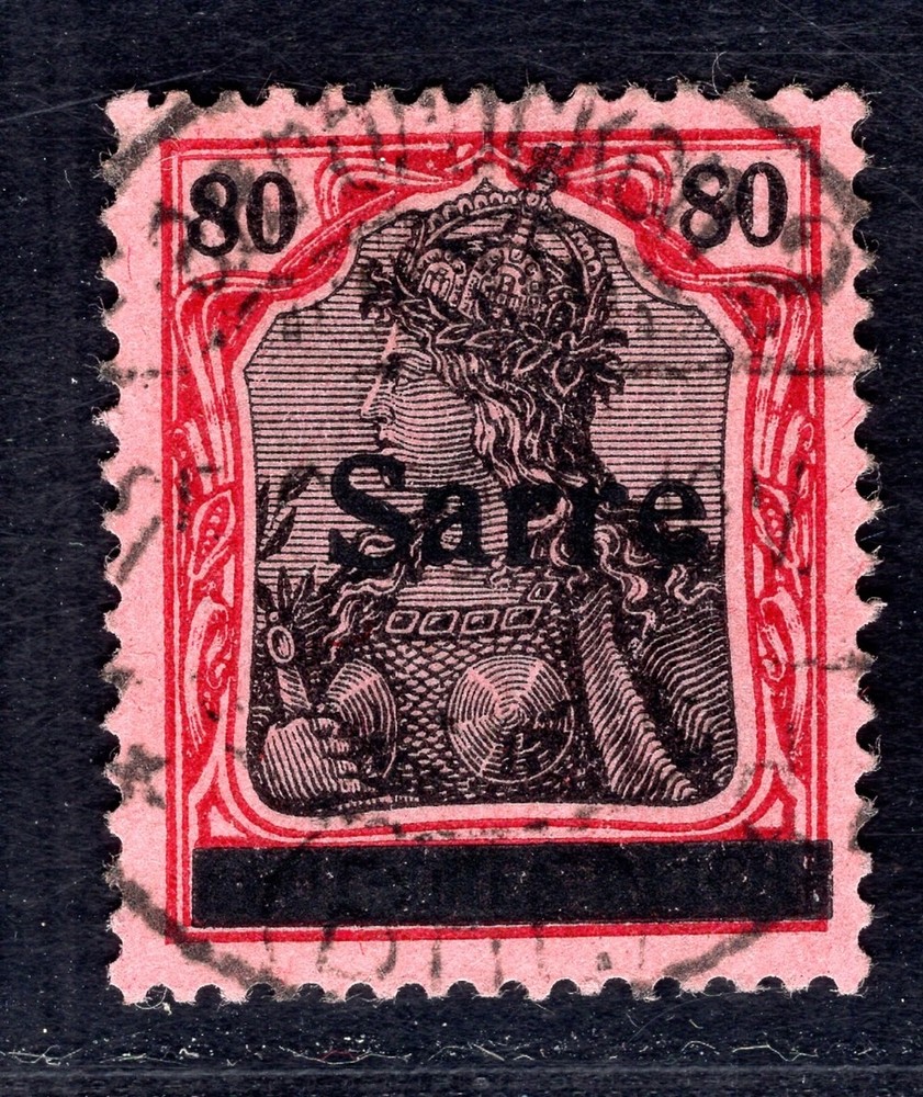 SAAR 1920 16 used FLAWLESS signed BRUN (M5333