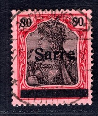 SAAR 1920 16 used FLAWLESS signed BRUN (M5333