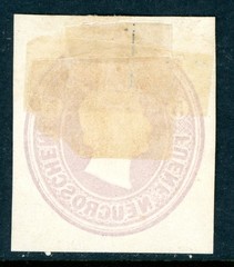 Germany 1859 Saxony King Johann 5 NG Cut Square Mint K892