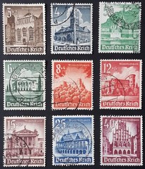 Germany Third Reich 1940 SG739-47 3pf to 40pf Winter Relief Fund, VGU/FU
