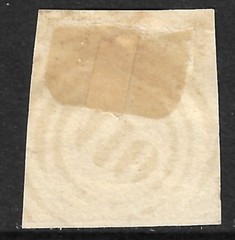 Germany Thurn and Taxis Scott #53 Used 3kr Rose Numeral Cancel 1862