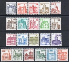 GERMANY (WEST BERLIN) MNH 1977 SGB516-524d GERMAN CASTLES SET