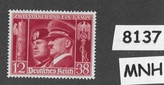 MNH B189 / Adolf Hitler & Mussolini Pact of steel Germany & Italy WWII #8137