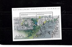 GERMANY SC#2009A 1998 NATIONAL PARKS SOUVENIR SHEET MNH XF OLD BEAUTIFUL STAMPS