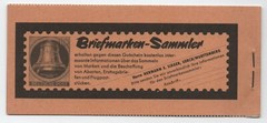 Germany Booklet 1959 SB53a Complete with 10 Mint Stamps
