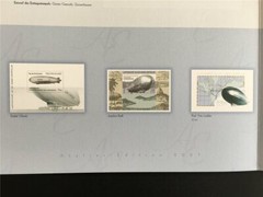 GERMAN POST ART-EDITION 2007/08 LUFTFAHRT ZEPPELIN AVIATION
