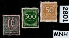 MNH stamps Pre 1930 German Republic Hyper Inflation stamps #2801