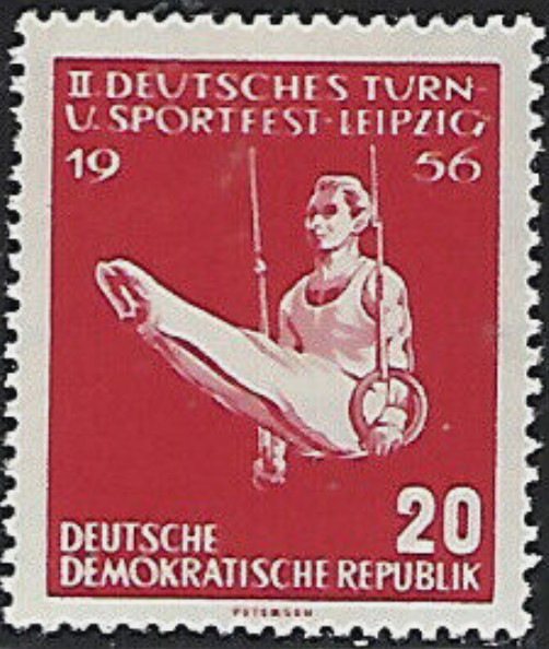 DDR #Mi533YII 1956 Gymnastics Ring [300]