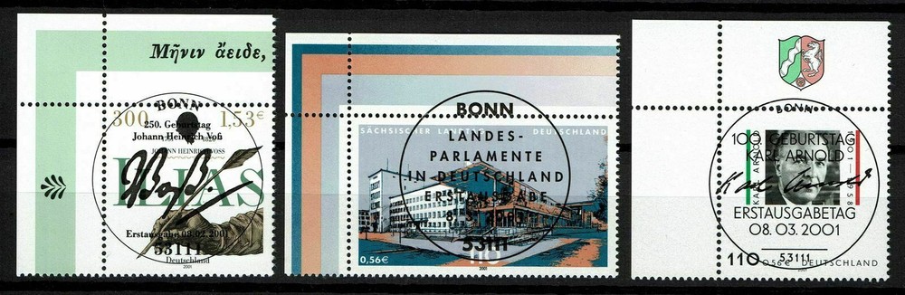 Corner 2170, 2172, 2173, Stamped Corner 1, Mi. 5.40