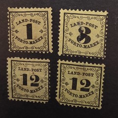 BADEN Germany Postage Due Stamp Lot LJ1 LJ2 LJ3 Used Unused Faults T24053