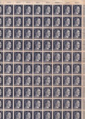 Stamp Germany Mi 798 Sc 523 Sheet 1941 WWII Fascism War Era Hitler German MNG