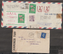 Germany 1933-1976 postal history x24 -Airmails ,Advertisements etc