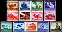 Germany Scott B257-B269 (1944) Mint NH VF Complete Set, CV $16.50 C