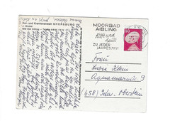 GERMANY Picture Post Card sent from Aibling to Idar Oberstein – Slogan Cancel