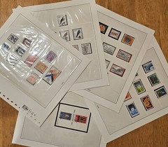 Lindner Pre-printed Sheets Falzlos 120b Frg Germany 1971-1978. Read Description.