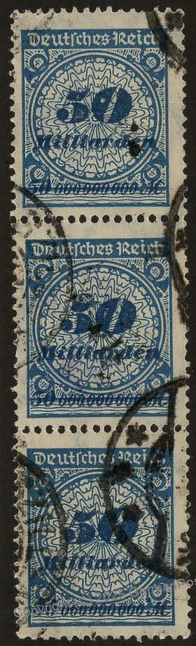 Germany 1923 Weimar Inflation Mi330AP Expertized Used 103747