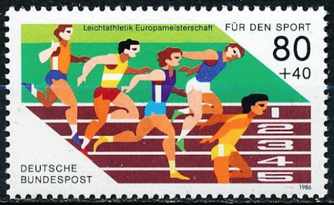 BRD FRG #Mi1269 MNH 1986 Running [B641 YT1101 SG2120]