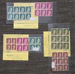 Deutsches Reich Germany WWII Hitler Portrait Stamp Blocks 15/30/40/42 MNH Mint