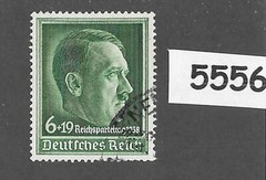 #5556 Used stamp Hitler 1938 B120 / cancelled Third Reich Nuremberg Germany