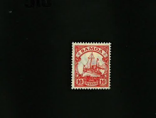 Samoa Scott 59, 10pf Carmine, MLH