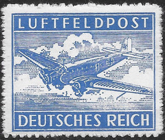 1942 GERMANY Military Air post Sc#MC1a Mi#1x🔥MNH**OG VF🔥Airplane Junkers 52