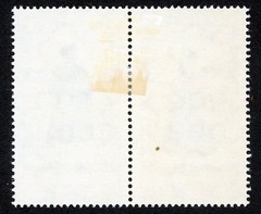 Stamps DDR, Scott # 744a Mint VLH, pair, PRECANCELLED