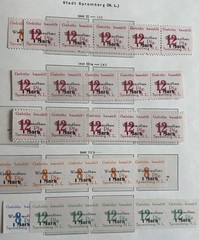 GERMANY – Soviet Zone Spremberg Locals Mint Hinged Including Strips