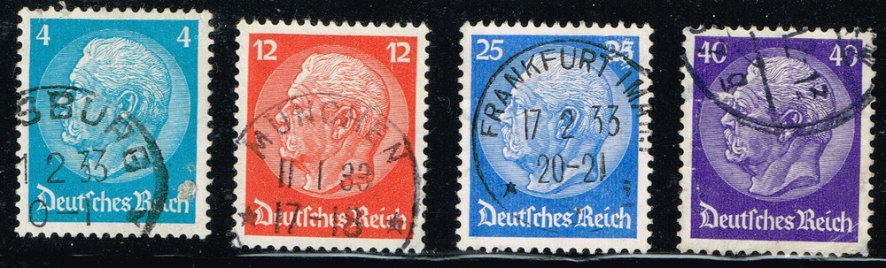 Germany Scott 391, 393, 395-6 (4) ~ used