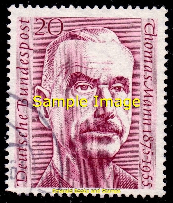 EBS Germany BRD 1956 – Thomas Mann – Nobel Author – Michel 237 – Used