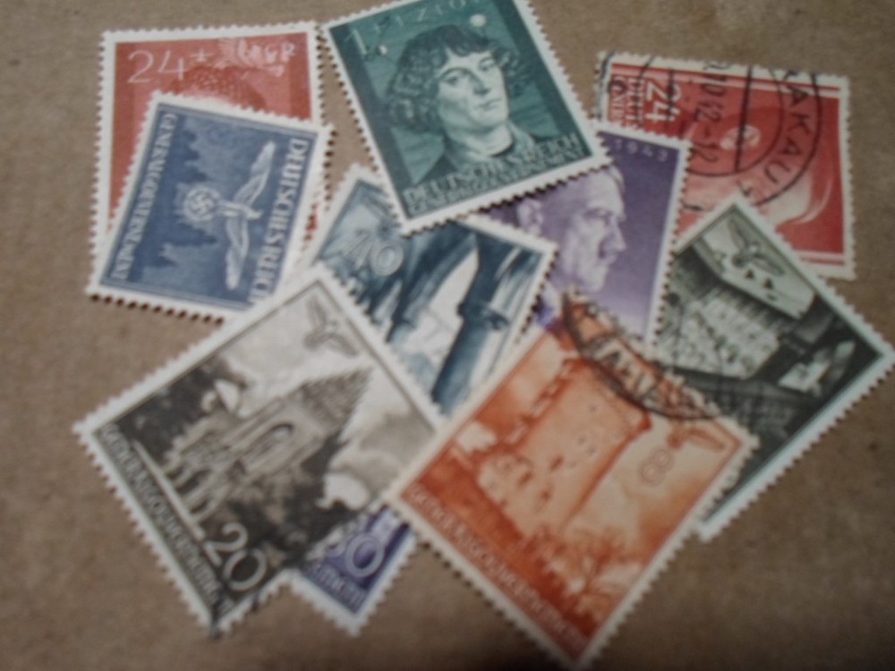 Collection lot 12 different WWII Germany Occupation of Poland stamps