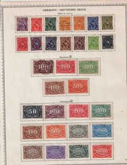 Germany Weimar Republic Hyperinflation variation set 1922-1923 MH/U GE