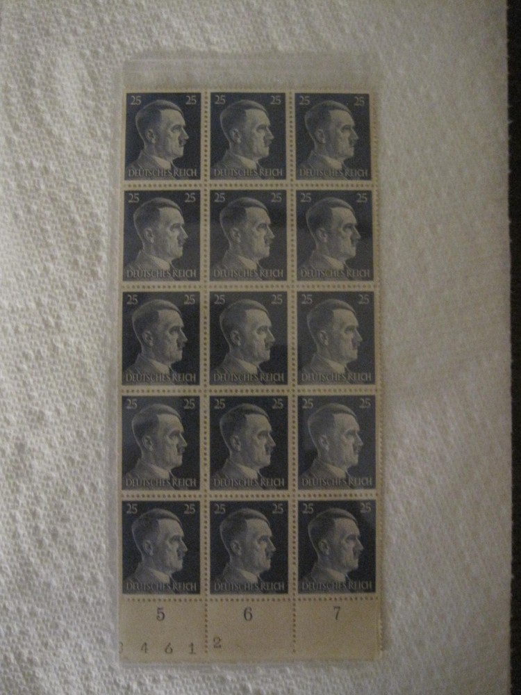 Unused Germany WW2 Third Reich Adolf Hitler Stamp Lot FREE SHIPPING!