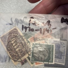 11 Vtg. USED Deutsches Reich/Germany Hindenburg Stamps; 1920- 1945; $1 Ships.