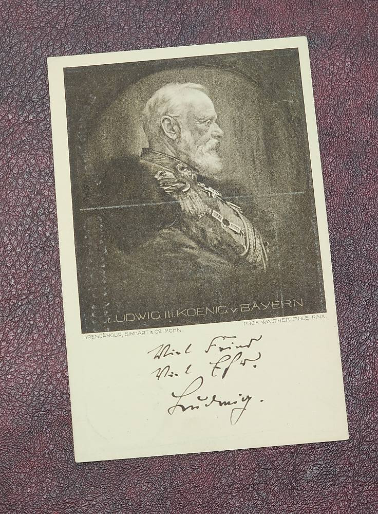 WW1 WWI Imperial German Reich Military Ludwig Koenig postcard DRK RED CROSS 1914