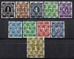 GERMANY-USA BRITISCHE ZONE 1948 Sc.I-II-IXII Cv.1700 € MNH SIGNED