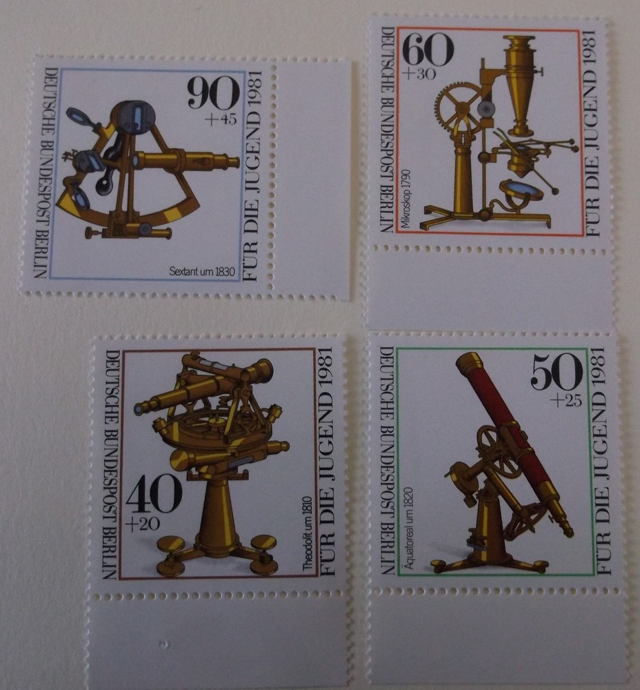 Germany Berlin Stamp 9NB176-9 MNH Cat $3.10 Science Topical Full Set