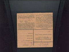 germany scott 136 paketkarte infla high franking 1922 barten frankfurt L60 r