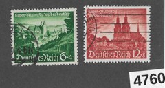 #4760 Used stamp set B174 – B175 / 1940 / Third Reich Germany Eupen & Malmedy