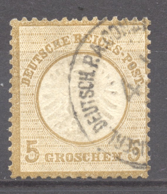 Offices in Turkey, 1872 Michel V 22, VF + + used