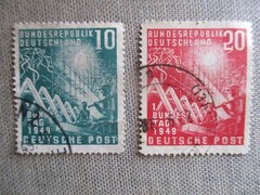 Germany, Scott# 665-666, used