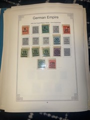 Vintage Germany Stamp Collection German Empire Bavaria Saar Wurttemberg Hamburg